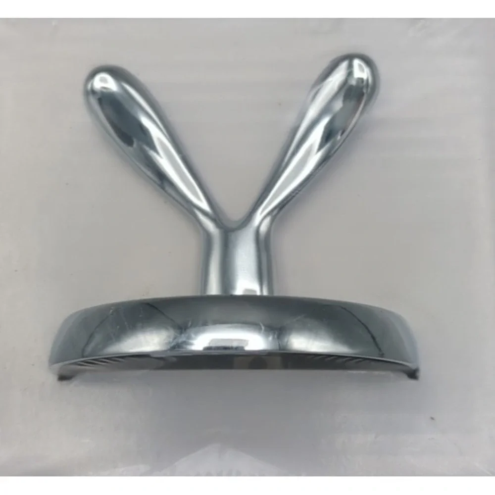 Oakbrook Collection Double Robe Hook Polished Chrome‎ Zinc 2 in Hook 30 lb